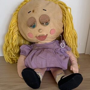1963 Mattel “Shrinkin’ Violette” Talking Pull-string Doll with Yellow Yarn Hair